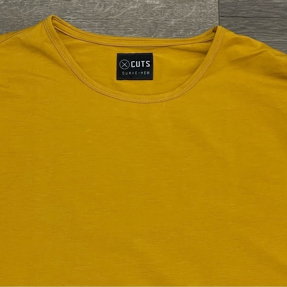 2 Cuts Clothing Long Sleeve Tee T-Shirt Crew Neck Curve Hem Pyca Pro Sz XL NEW - Picture 12 of 16